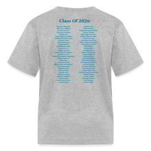 Load image into Gallery viewer, City View Elementary Class of 2026 YOUTH T-shirt White/Gray Version - heather gray