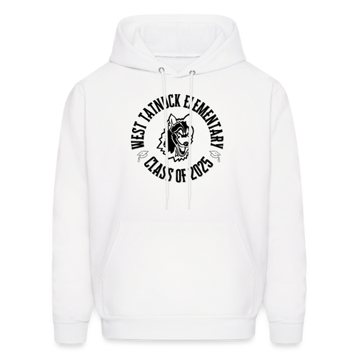 West Tatnuck Elementary Adult Hoodie 057 - white