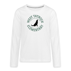 West Tatnuck Elementary KIDS Long Sleeve 039 - white