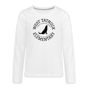 West Tatnuck Elementary KIDS Long Sleeve 038 - white