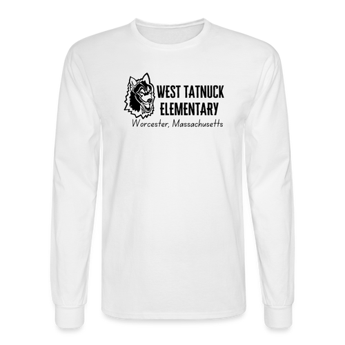 West Tatnuck Elementary Adult Long Sleeve 022 - white