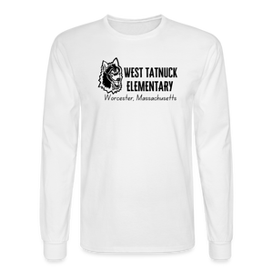 West Tatnuck Elementary Adult Long Sleeve 022 - white