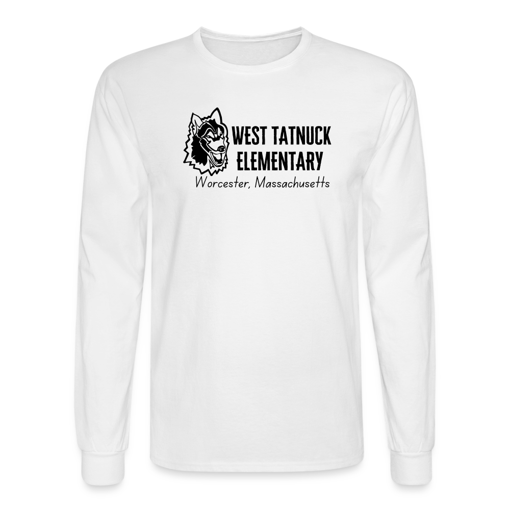 West Tatnuck Elementary Adult Long Sleeve 022 - white