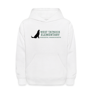 West Tatnuck Elementary Kids Hoodie 064 - white