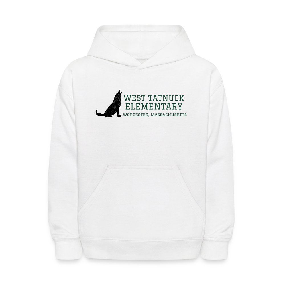 West Tatnuck Elementary Kids Hoodie 064 - white