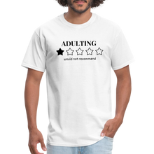 Load image into Gallery viewer, Adulting Unisex T-Shirt - White - white