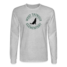 Load image into Gallery viewer, West Tatnuck Elementary Adult Long Sleeved T-Shirt - 015 - heather gray