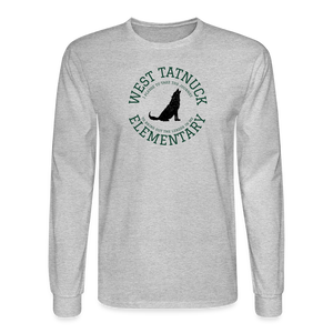 West Tatnuck Elementary Adult Long Sleeved T-Shirt - 015 - heather gray