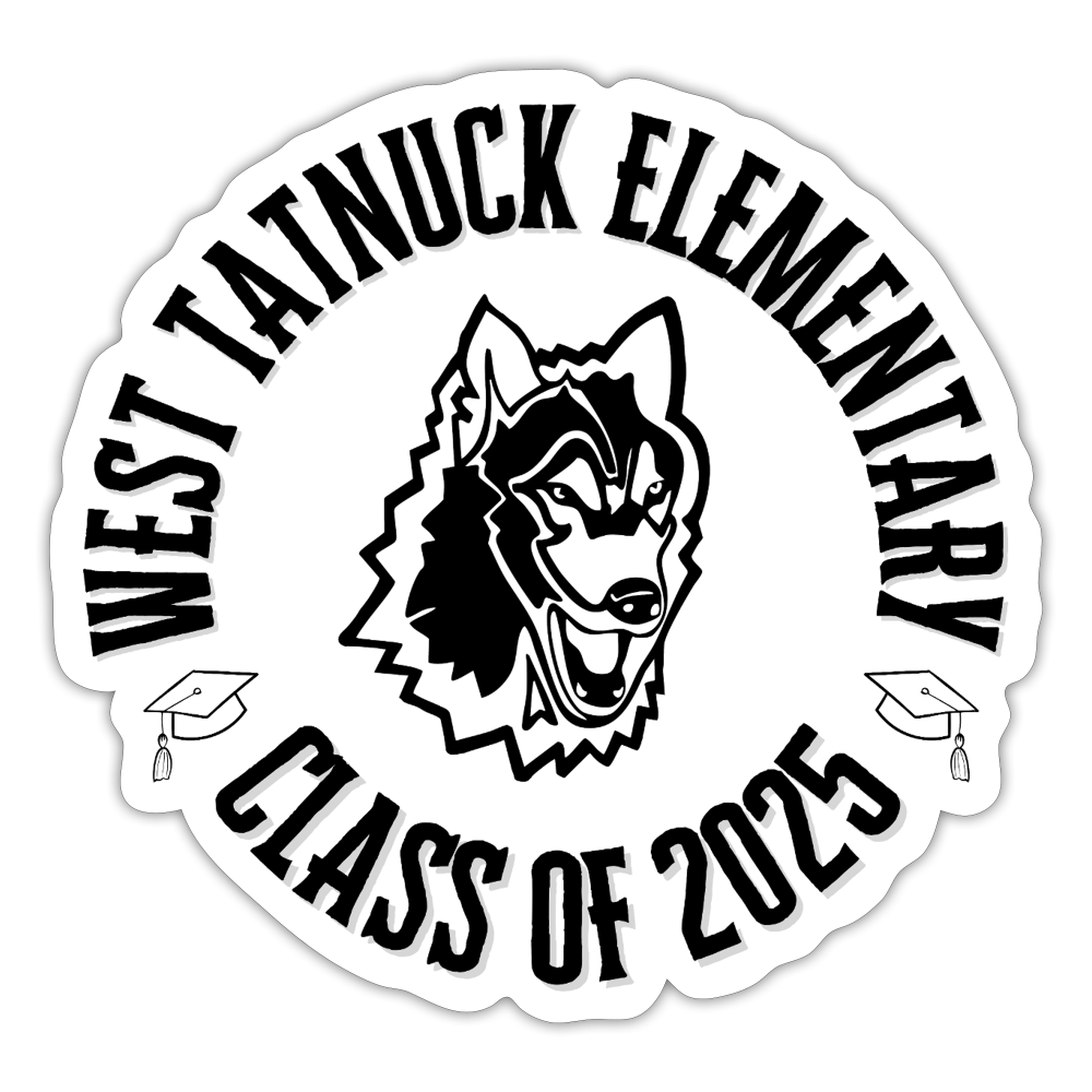 West Tatnuck Elementary Sticker - white matte