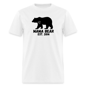 Mama Bear Customizable Unisex T-Shirt - white
