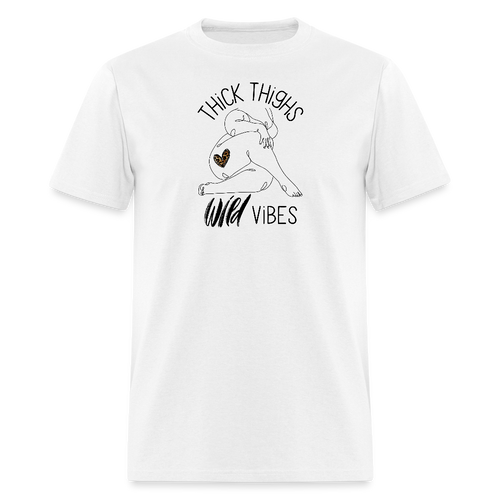 Thick Thighs Unisex T-Shirt - White - white