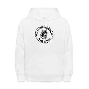 West Tatnuck Elementary Kids Hoodie 069 - white