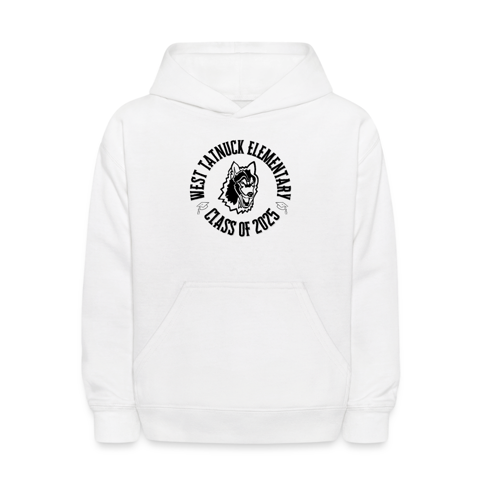 West Tatnuck Elementary Kids Hoodie 069 - white