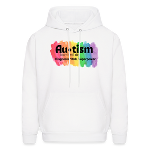 Autism Diagnosis Hoodie - White - white