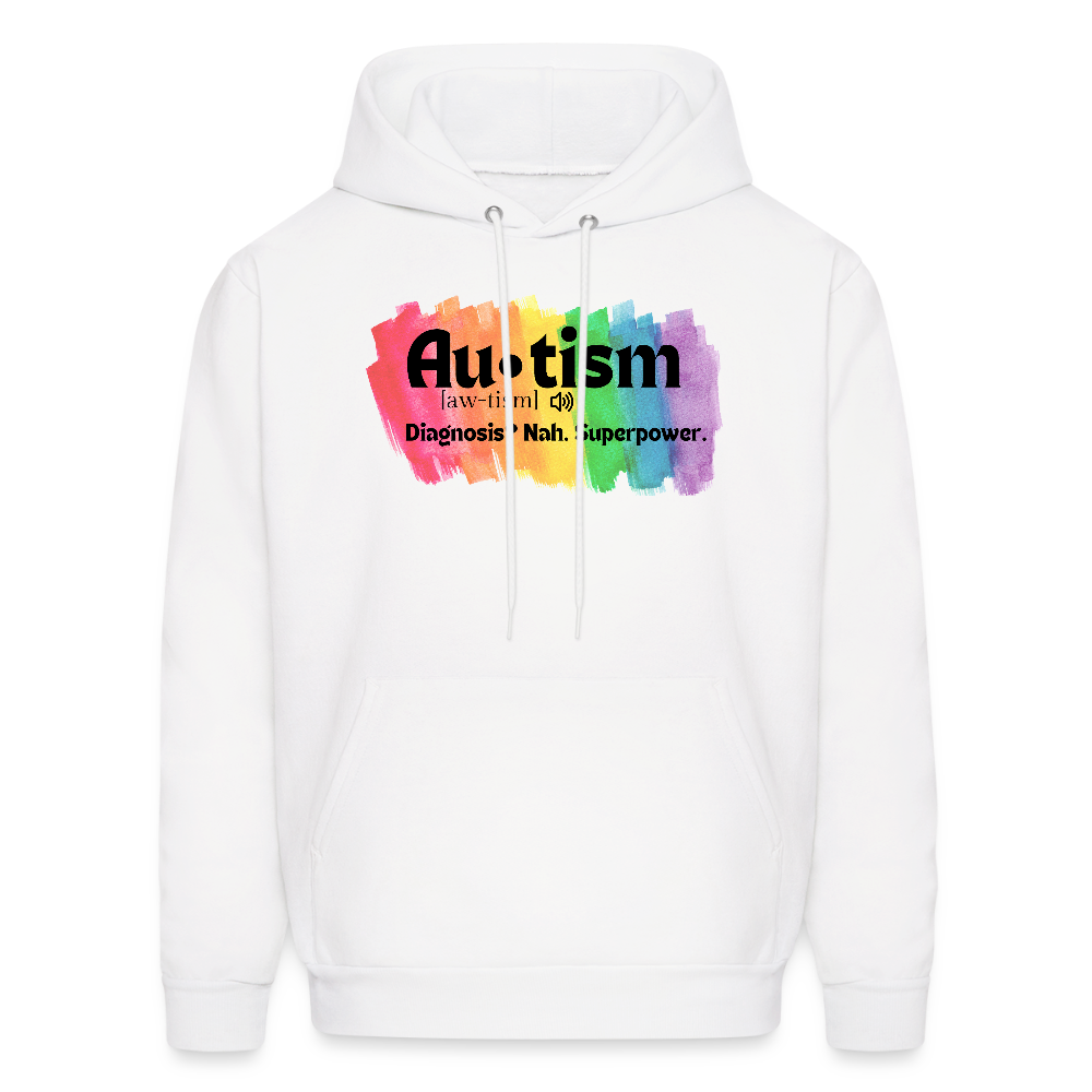 Autism Diagnosis Hoodie - White - white