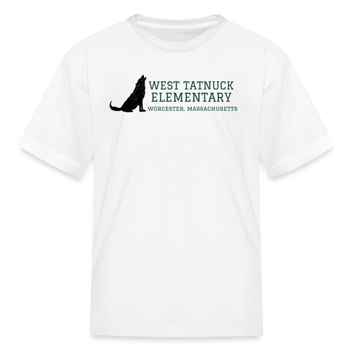 West Tatnuck Elementary KIDS T-Shirt 028 - white