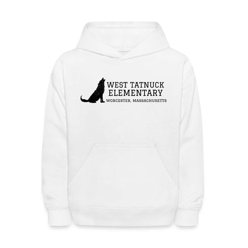 West Tatnuck Elementary Kids Hoodie 061 - white