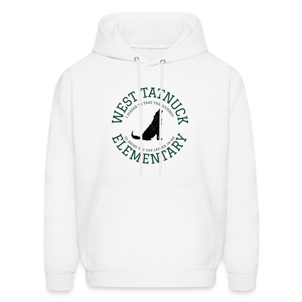 West Tatnuck Elementary Adult Hoodie 051 - white