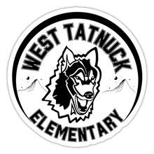 Load image into Gallery viewer, West Tatnuck Elementary Sticker 097 - white matte