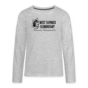 West Tatnuck Elementary KIDS Long Sleeve 047 - heather gray