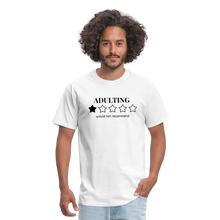 Load image into Gallery viewer, Adulting Unisex T-Shirt - White - white