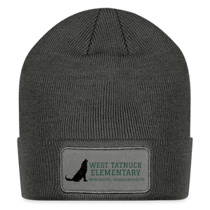 West Tatnuck Elementary Adult Beanie 078 - charcoal grey