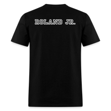 Load image into Gallery viewer, Baseball Dad Customizable Unisex T-Shirt - Black - black