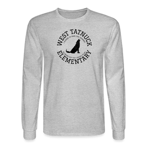 West Tatnuck Elementary Adult Long Sleeved T-Shirt - 014 - heather gray