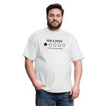 Load image into Gallery viewer, Adulting Unisex T-Shirt - White - white