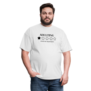 Adulting Unisex T-Shirt - White - white