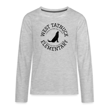 Load image into Gallery viewer, West Tatnuck Elementary KIDS Long Sleeve 038 - heather gray