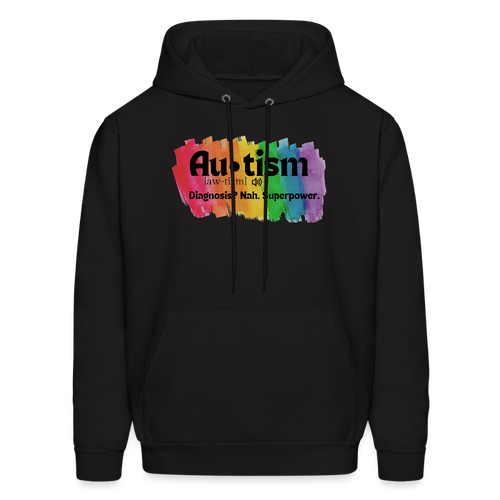 Autism Diagnosis Hoodie - Black - black