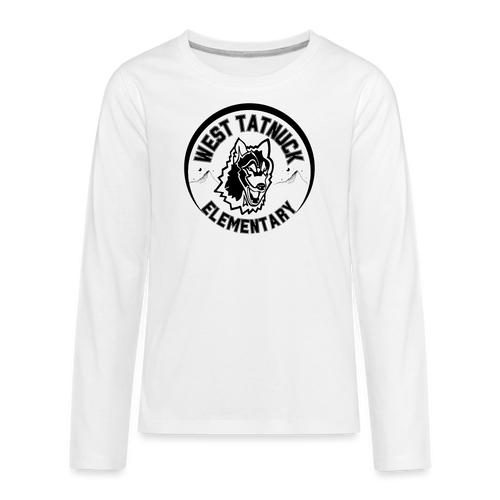 West Tatnuck Elementary KIDS Long Sleeve 043 - white