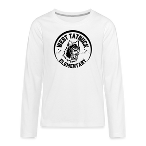 West Tatnuck Elementary KIDS Long Sleeve 043 - white