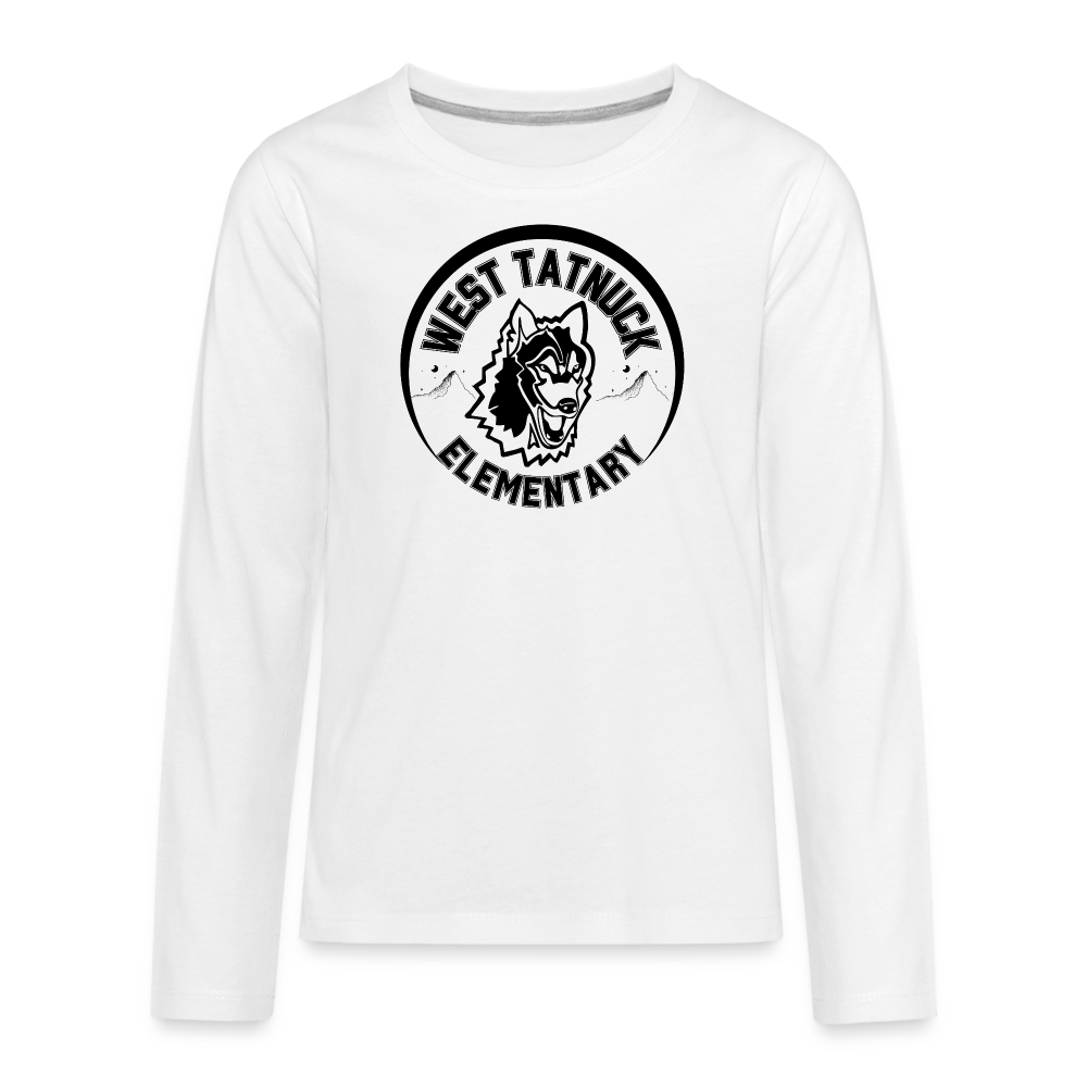 West Tatnuck Elementary KIDS Long Sleeve 043 - white