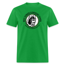 Load image into Gallery viewer, West Tatnuck Elementary Adult T-Shirt 008 - bright green