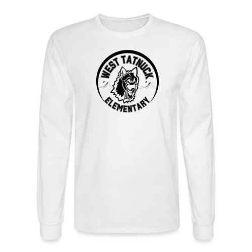 West Tatnuck Elementary Adult Long Sleeve - 019 - white