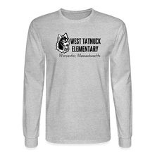 Load image into Gallery viewer, West Tatnuck Elementary Adult Long Sleeve 022 - heather gray