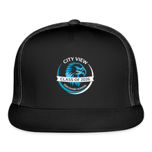 Load image into Gallery viewer, City View Class of 2026 trucker hat - black/black