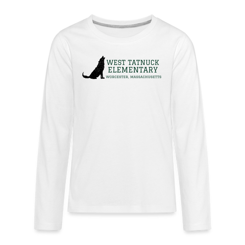 West Tatnuck Elementary KIDS Long Sleeve 040 - white