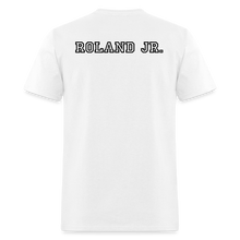 Load image into Gallery viewer, Baseball Dad Customizable Unisex T-Shirt - White - white
