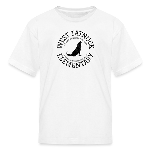 West Tatnuck Elementary KIDS T-Shirt - 026 - white