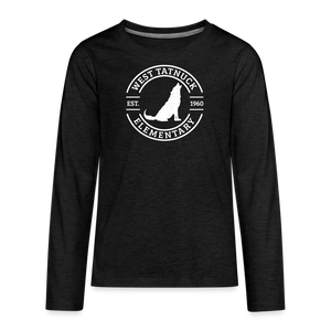 West Tatnuck Elementary KIDS Long Sleeve 041 - charcoal grey