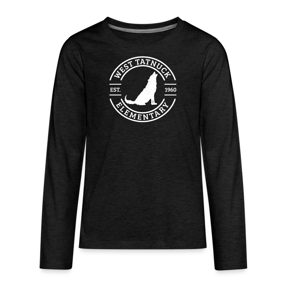 West Tatnuck Elementary KIDS Long Sleeve 041 - charcoal grey