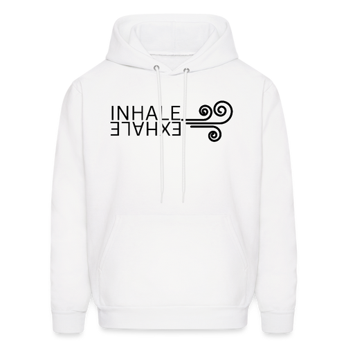 Inhale/Exhale Hoodie - White - white
