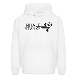 Inhale/Exhale Hoodie - White - white