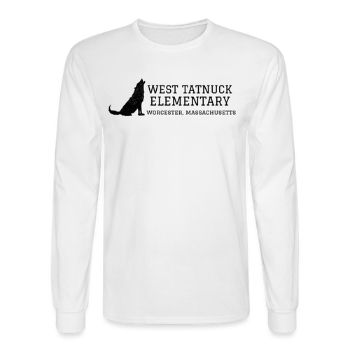 West Tatnuck Elementary Adult Long Sleeve 013 - white