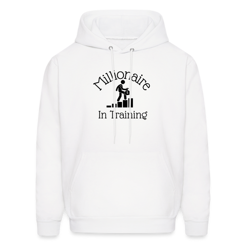 Millionaire In Training Hoodie White - white