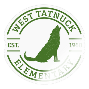 West Tatnuck Elementary Sticker 096 - transparent glossy