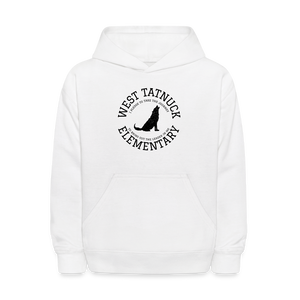 West Tatnuck Elementary Kids Hoodie 062 - white